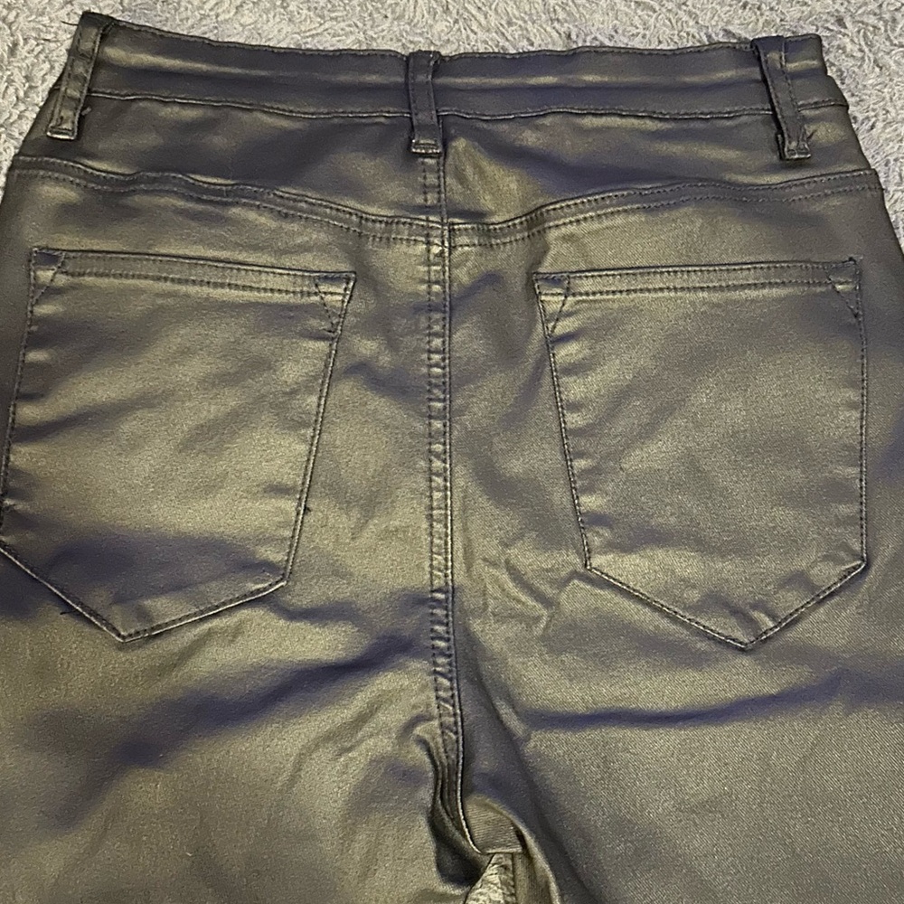 Edikted Luna vegan leather flare pants, size M - Picture 6 of 8